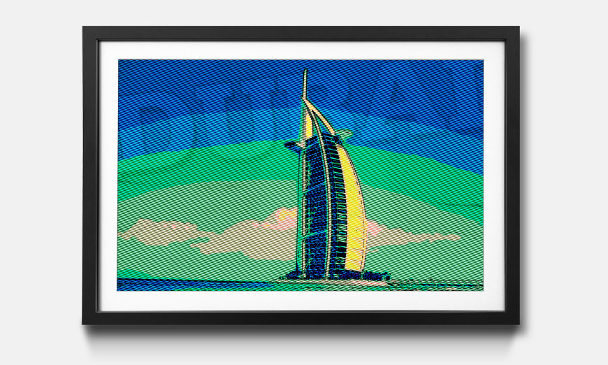 Framed art print Dubai