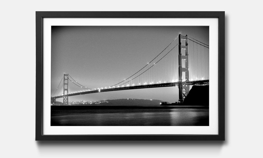 Framed art print Golden Gate