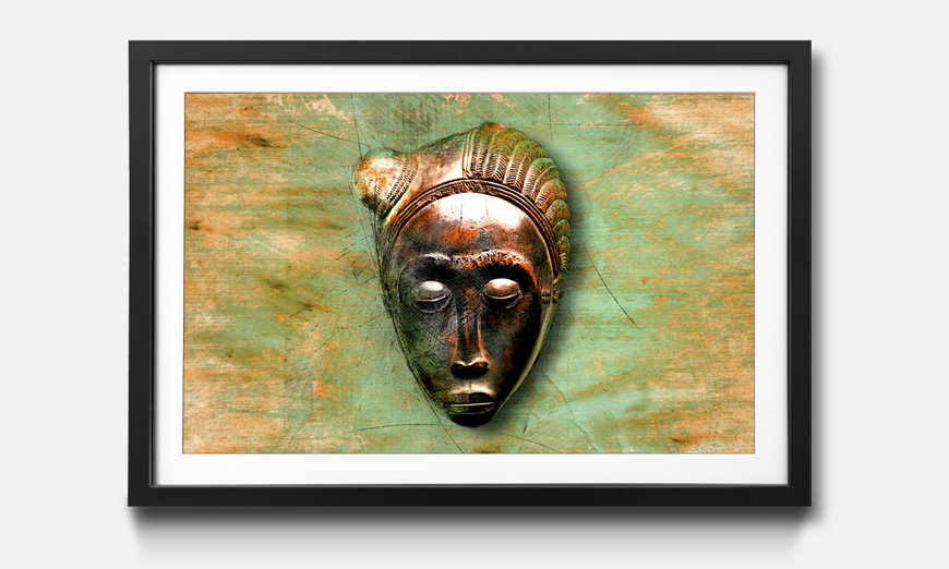 Framed picture African Mujer