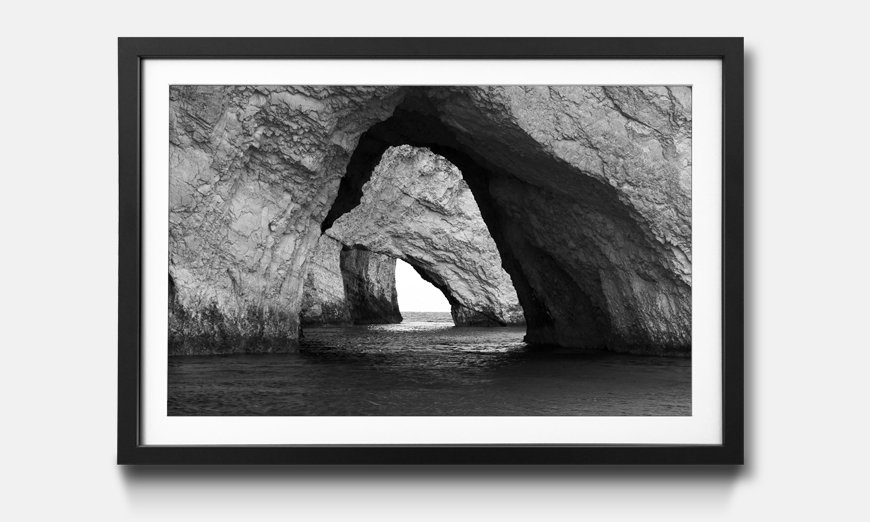 Framed picture Blue Caves