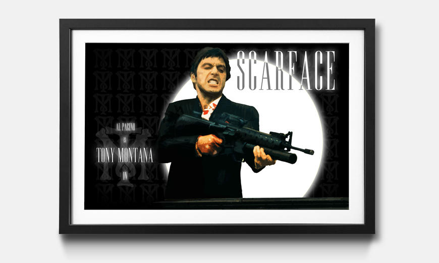 Framed picture Scarface