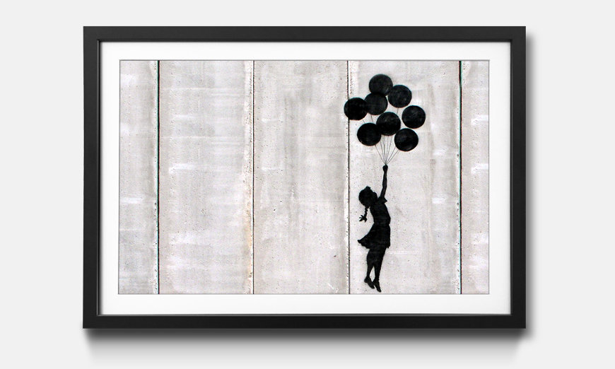 Framed wall art Banksy No 3