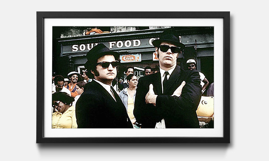 Framed wall art Blues Brothers