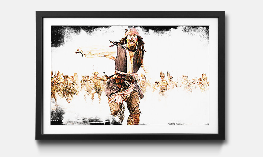 Framed wall art Pirates of the Caribbean