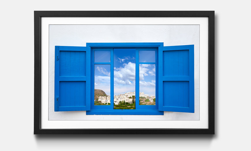 The framed art print Almeria View