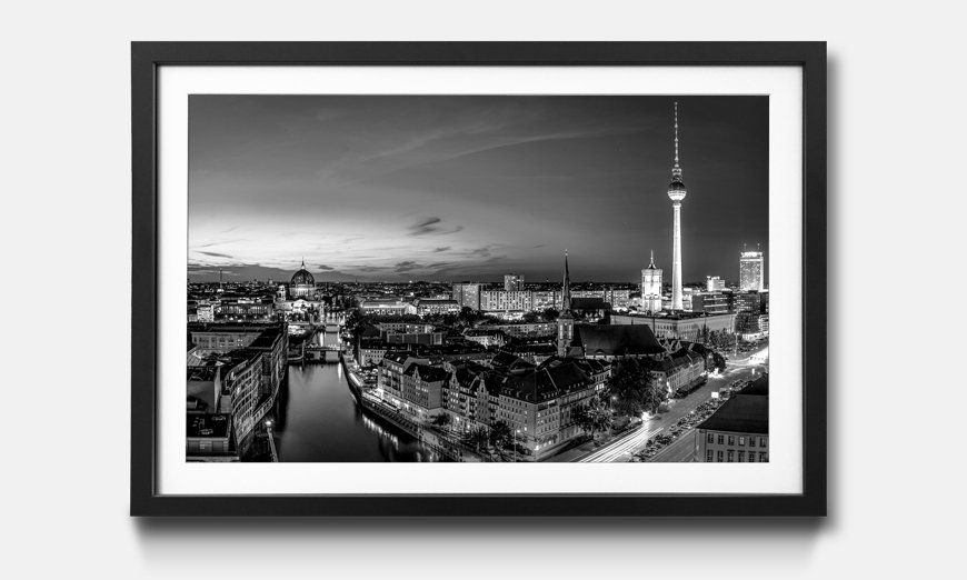 The framed art print Berlin City