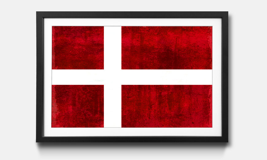 The framed art print Dänemark