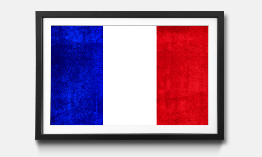 The framed art print Frankreich