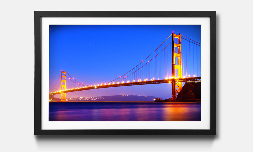 The framed art print Golden Gate
