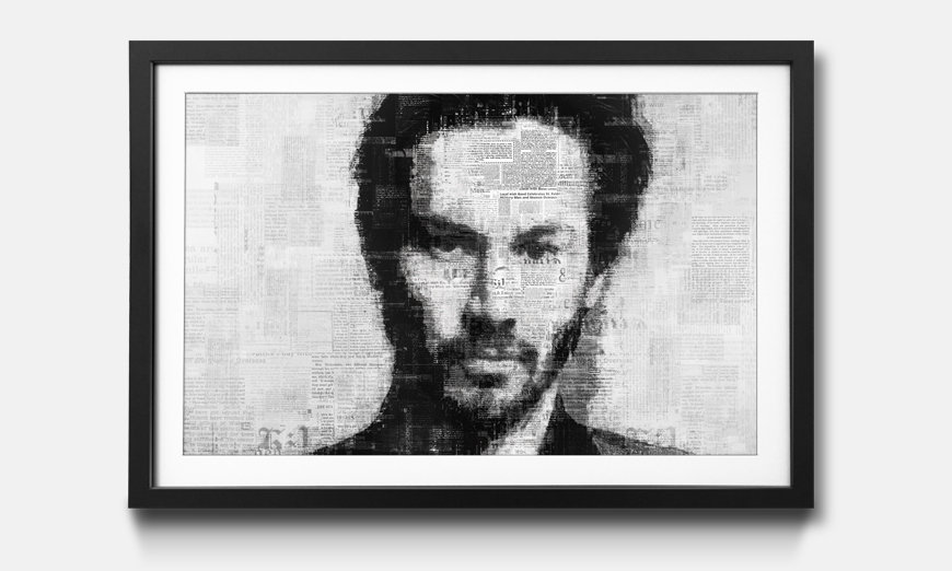 The framed art print Keanu 