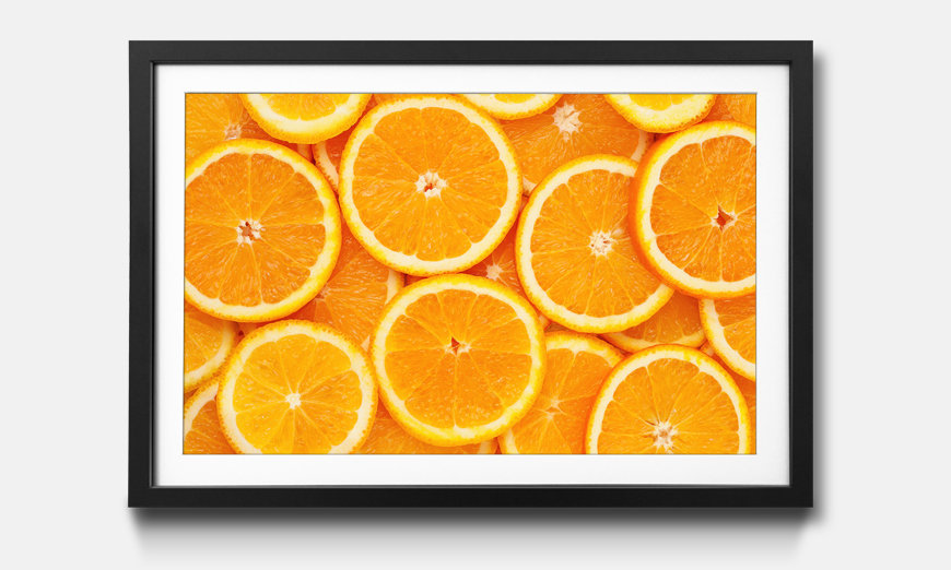 The framed art print Orange