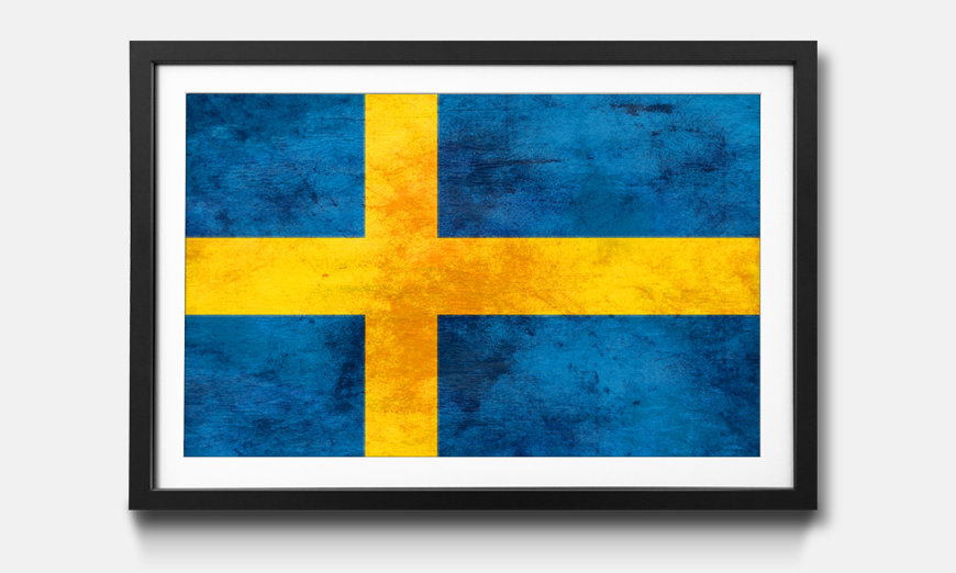 The framed art print Schweden