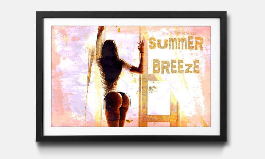 The framed art print Summer Breeze