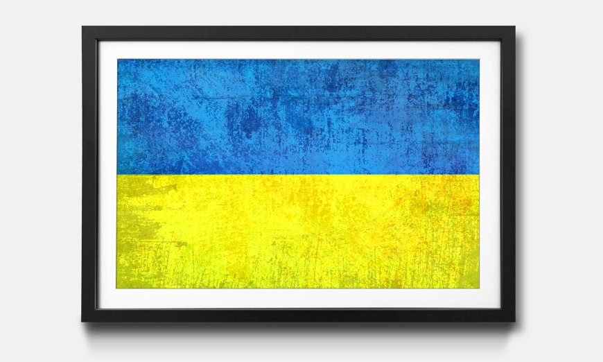 The framed art print Ukraine