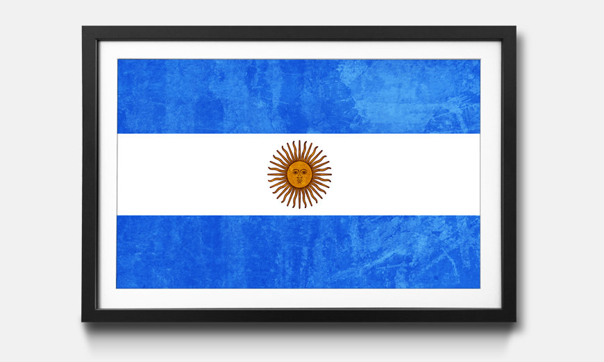 The framed picture Argentinien