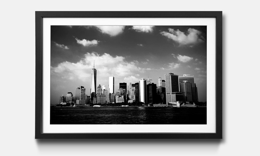 The framed picture Manhattan Skyscrapers
