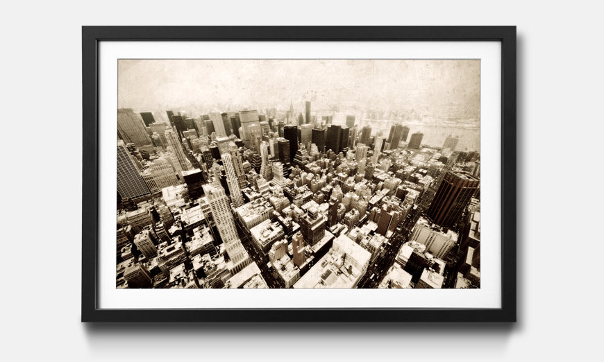 The framed picture New York Vintage Retro