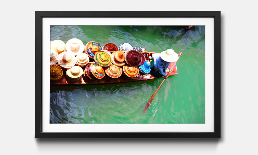 The framed picture Thai Boat