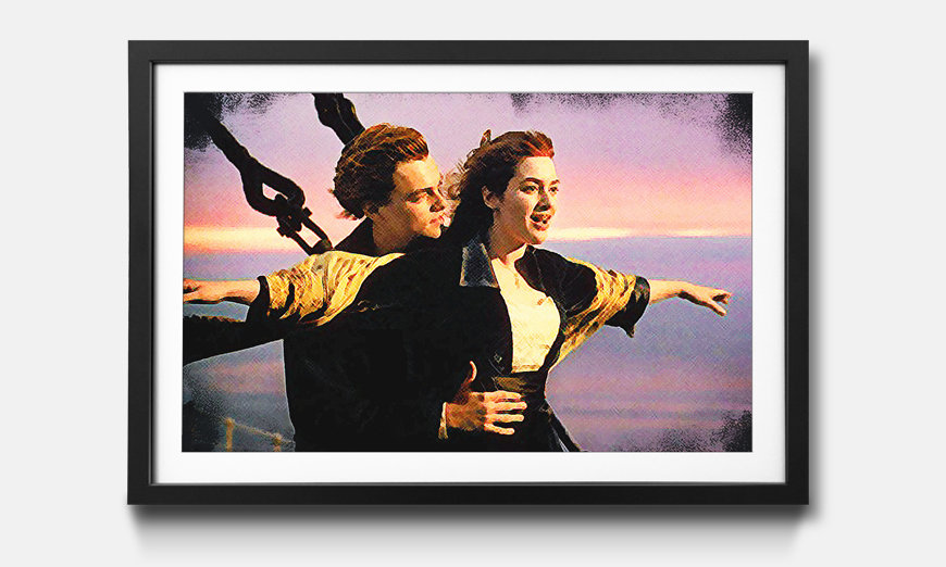 The framed picture Titanic