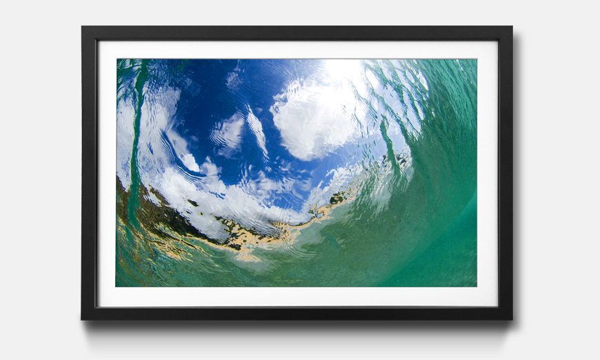 The framed picture Underwater Sky