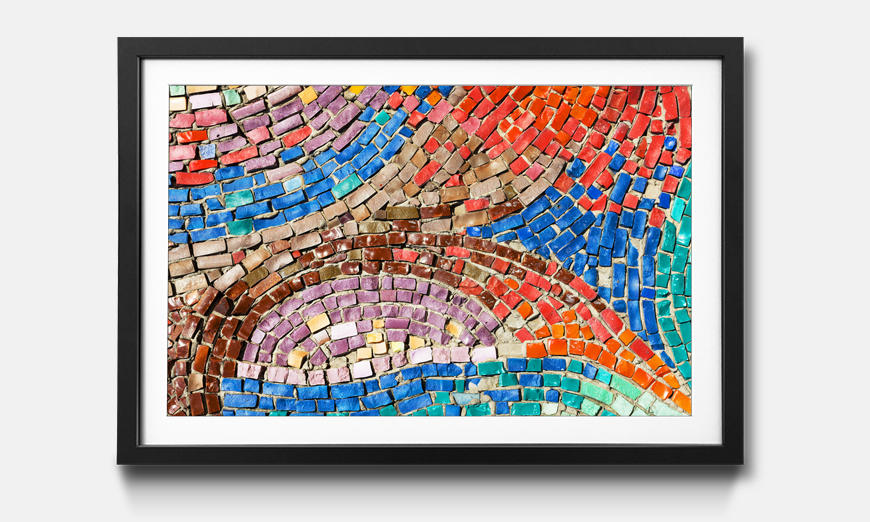 The framed print Colorful Mosaic