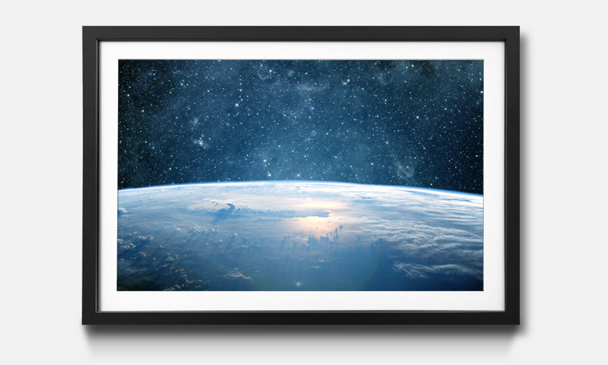 The framed print Earth Planet