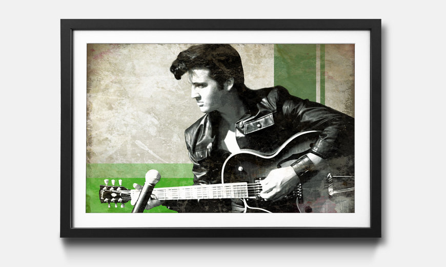 The framed print Elvis