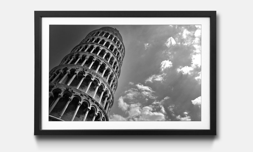 The framed print Leaning Tower