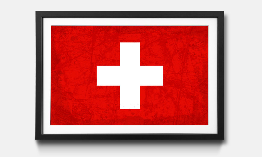 The framed print Schweiz