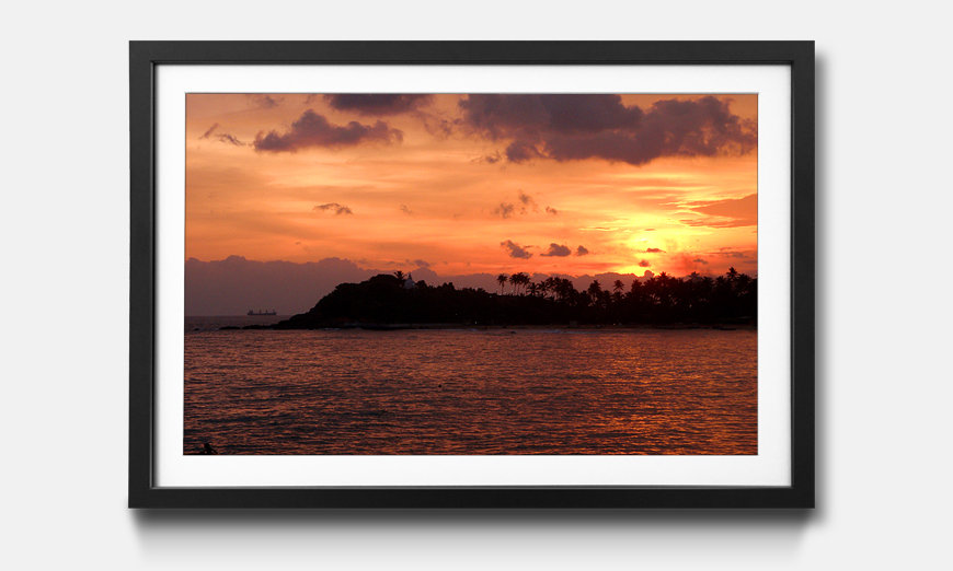 The framed print Sri Lanka Sundown