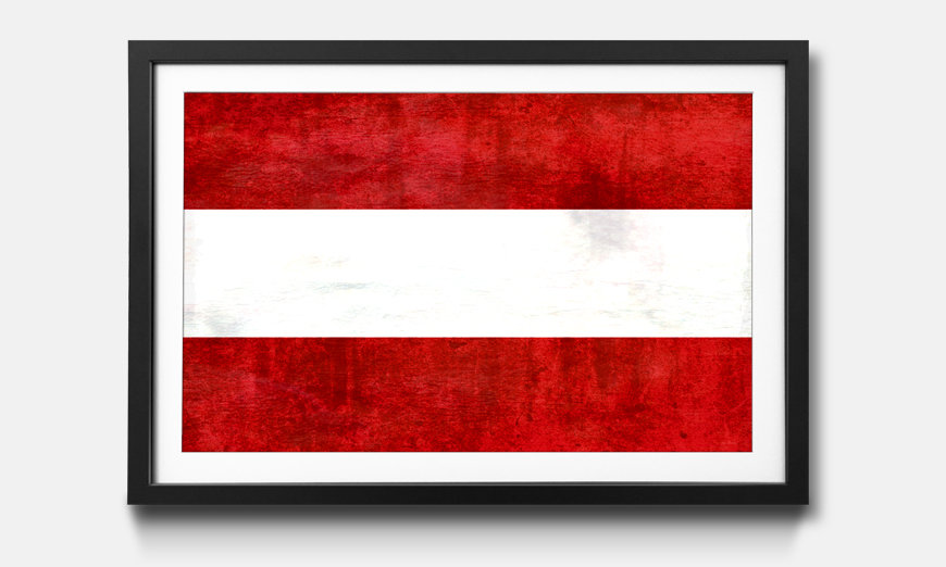 The framed print Österreich