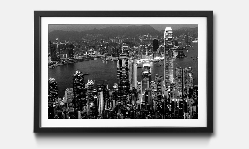 The framed wall art Hong Kong View