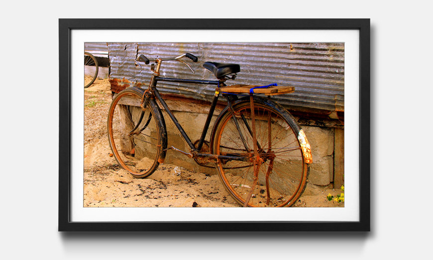 The framed wall art Old Bicycle