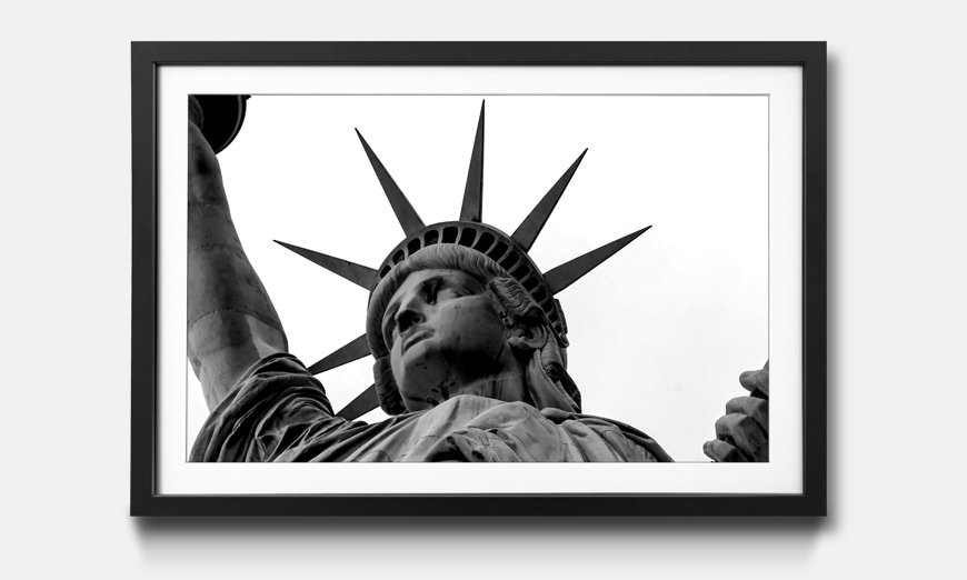 The framed wall art Statue of Liberty