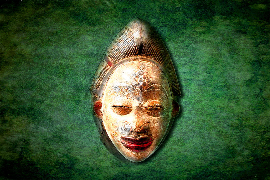 Photo wallpaper African Head