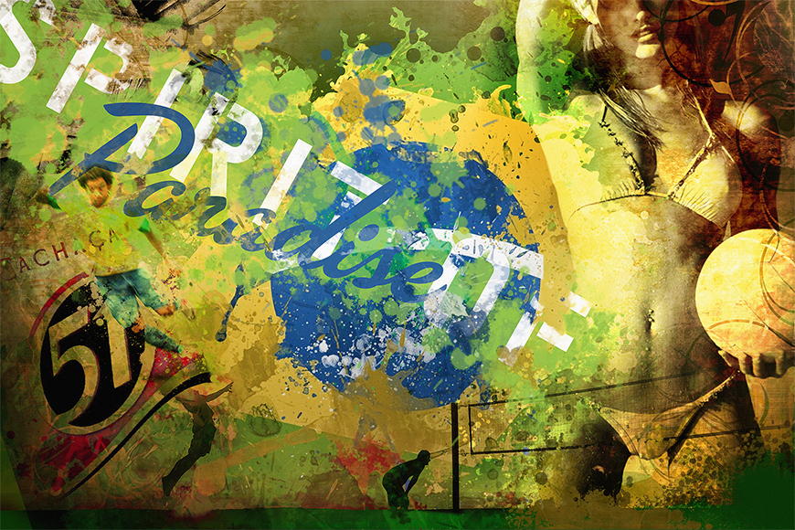 Photo wallpaper Brazil from 120x80cm