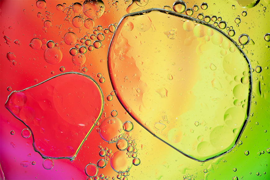 Photo wallpaper Colour drops from 120x80cm