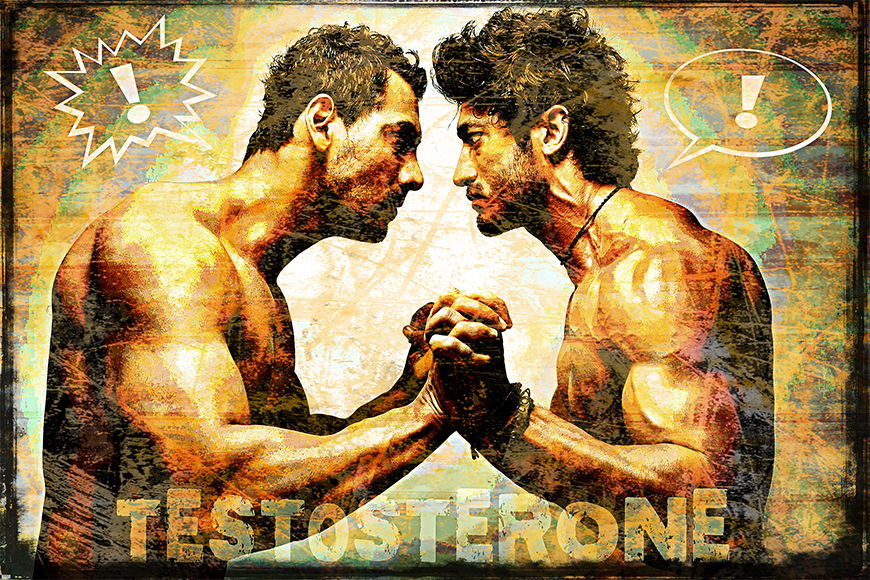 Photo wallpaper Testosterone from 120x80cm