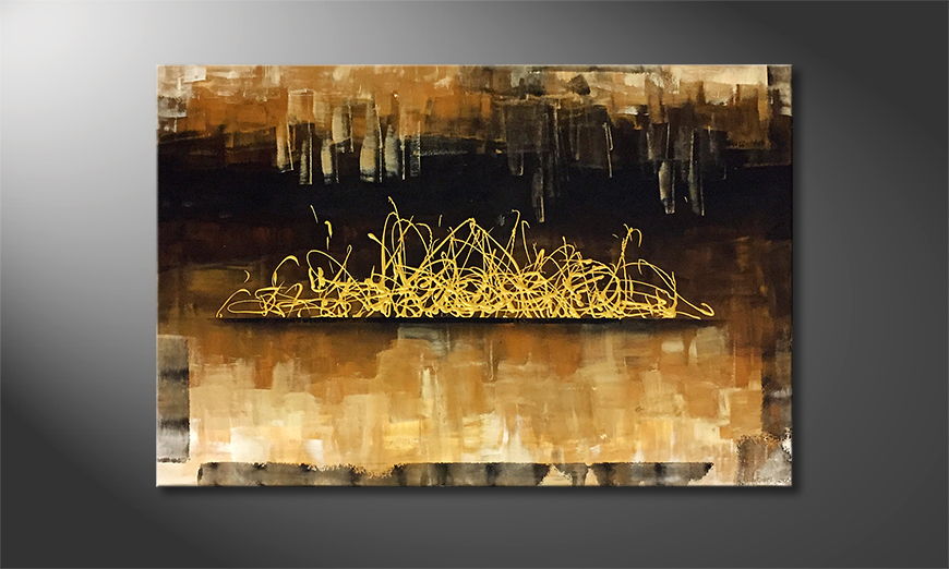 Canvas painting Deepness 120x80cm