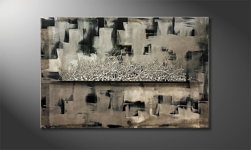 Canvas painting Forgotten Time 120x80cm