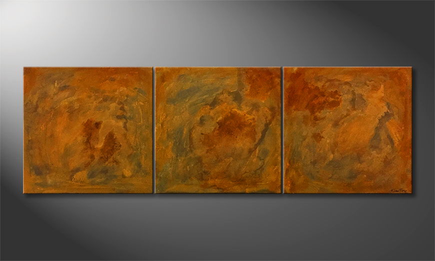 Canvas painting Good Old Rusty 210x70cm