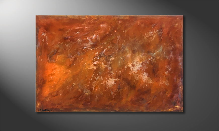 Canvas painting Old Rust 120x80cm