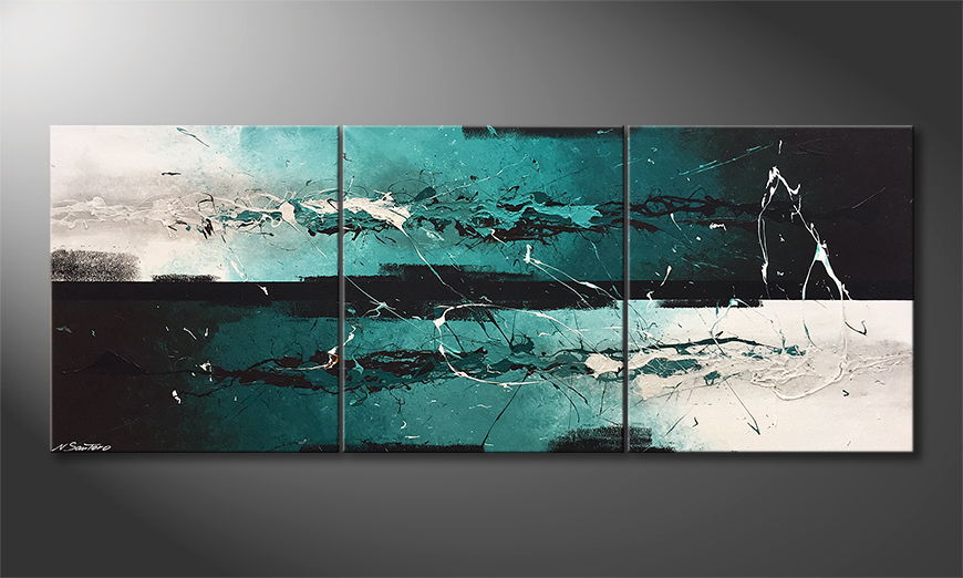 Canvas painting Refreshness 180x70cm