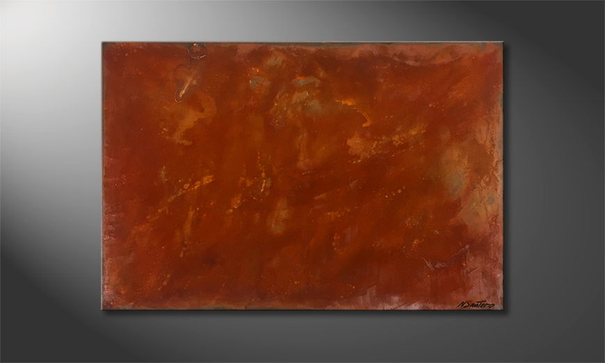Canvas painting Rusty Swamp 120x80cm