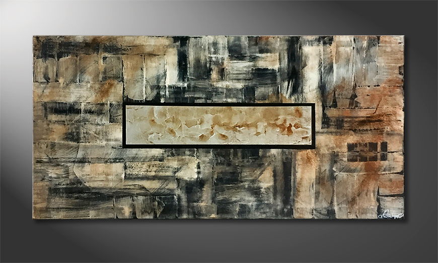 Hand painted painting Pure Natural 120x60cm