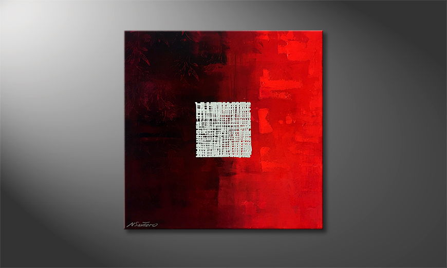 Living room painting The Cube 80x80cm