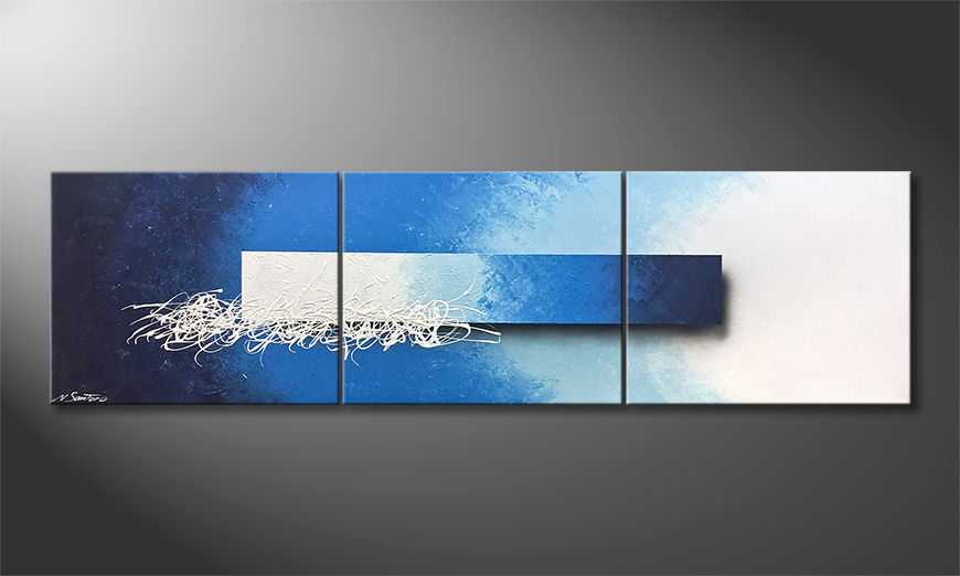 Living room painting Water Melody 180x60cm