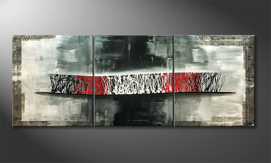 Living room painting Way In The Middle 180x70cm