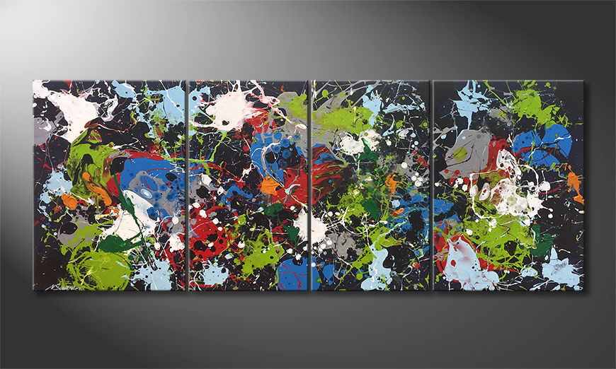 Modern painting All In 180x70cm