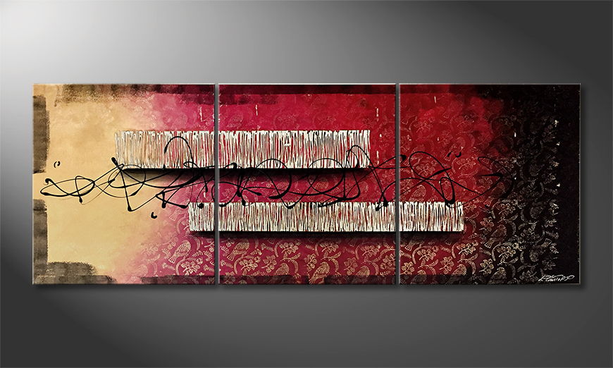 Modern wall art Road To The End 210x80cm